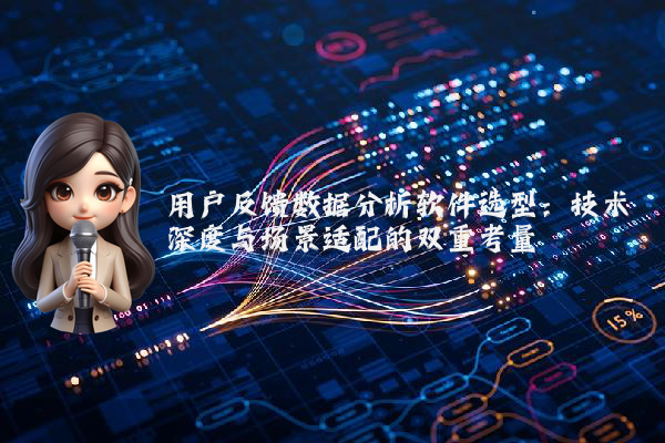 用户反馈数据分析软件选型：技术深度与场景适配的双重考量